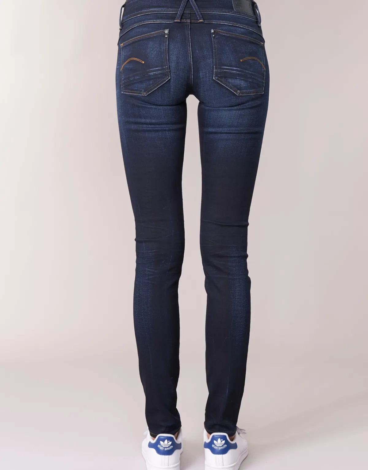 Jeans^G-Star Raw - LYNN MID SKINNY Bleu
