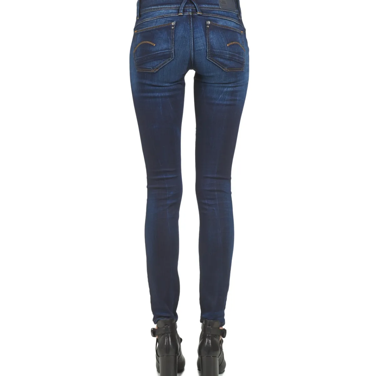 Jeans^G-Star Raw - LYNN MID SKINNY Bleu
