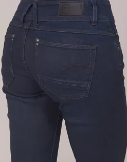 Jeans^G-Star Raw - LYNN ZIP MID SKINNY ANKLE BleuDarkAgedCobler