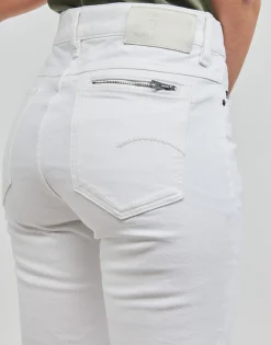 Jeans^G-Star Raw - NOXER STRAIGHT Blanc
