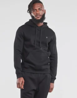 Sweats & Polaires^G-Star Raw - PREMIUM BASIC HOODED SWEATE Noir