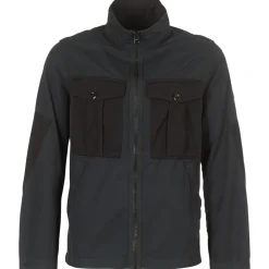 Vestes^G-Star Raw - TYPE C UTILITY PM OVERSHIRT Noir