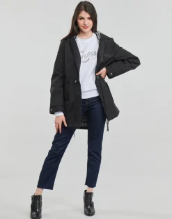 Manteaux^Guess - ALICE PACKABLE Noir