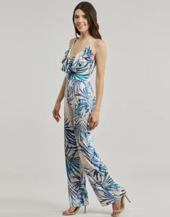 Combinaisons / Salopettes^Guess - ALICE SLINKY OVERALL Bleu