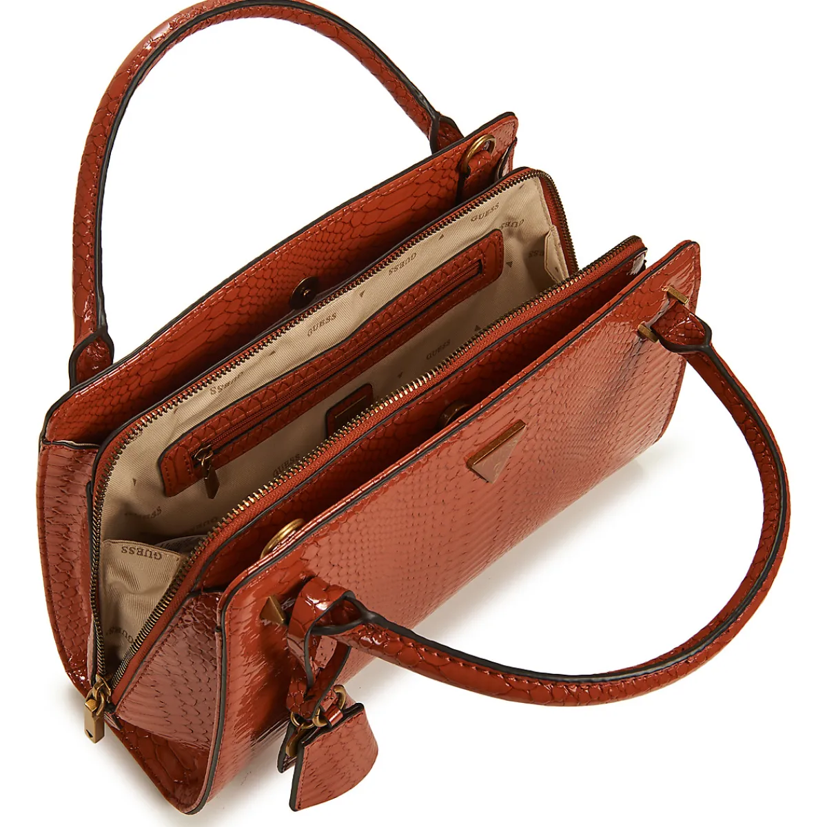 Sacs À Main^Guess - ANNITA GIRLFRIEND SATCHEL Bordeaux