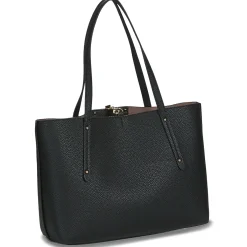 Cabas / Sacs Shopping^Guess - ECO BRENTON TOTE Noir