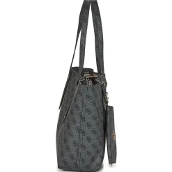 Cabas / Sacs Shopping^Guess - ECO BRENTON TOTE Noir