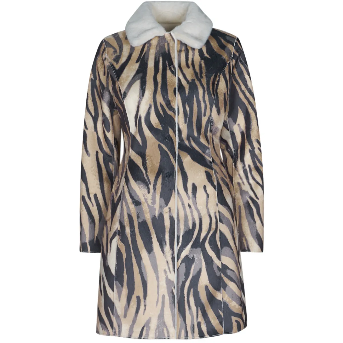 Manteaux^Guess - EDITH REVERSIBLE COAT Multicolore