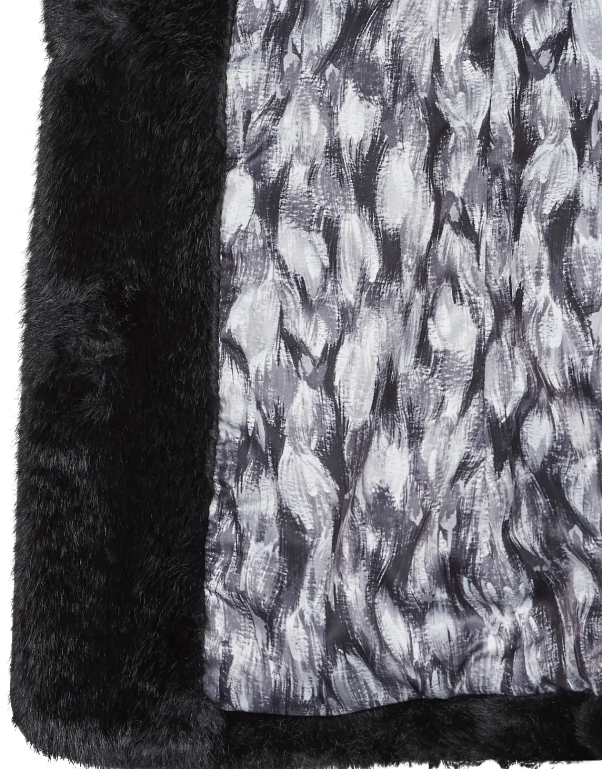 Manteaux^Guess - FILOMENA FAUX FUR JKT Noir