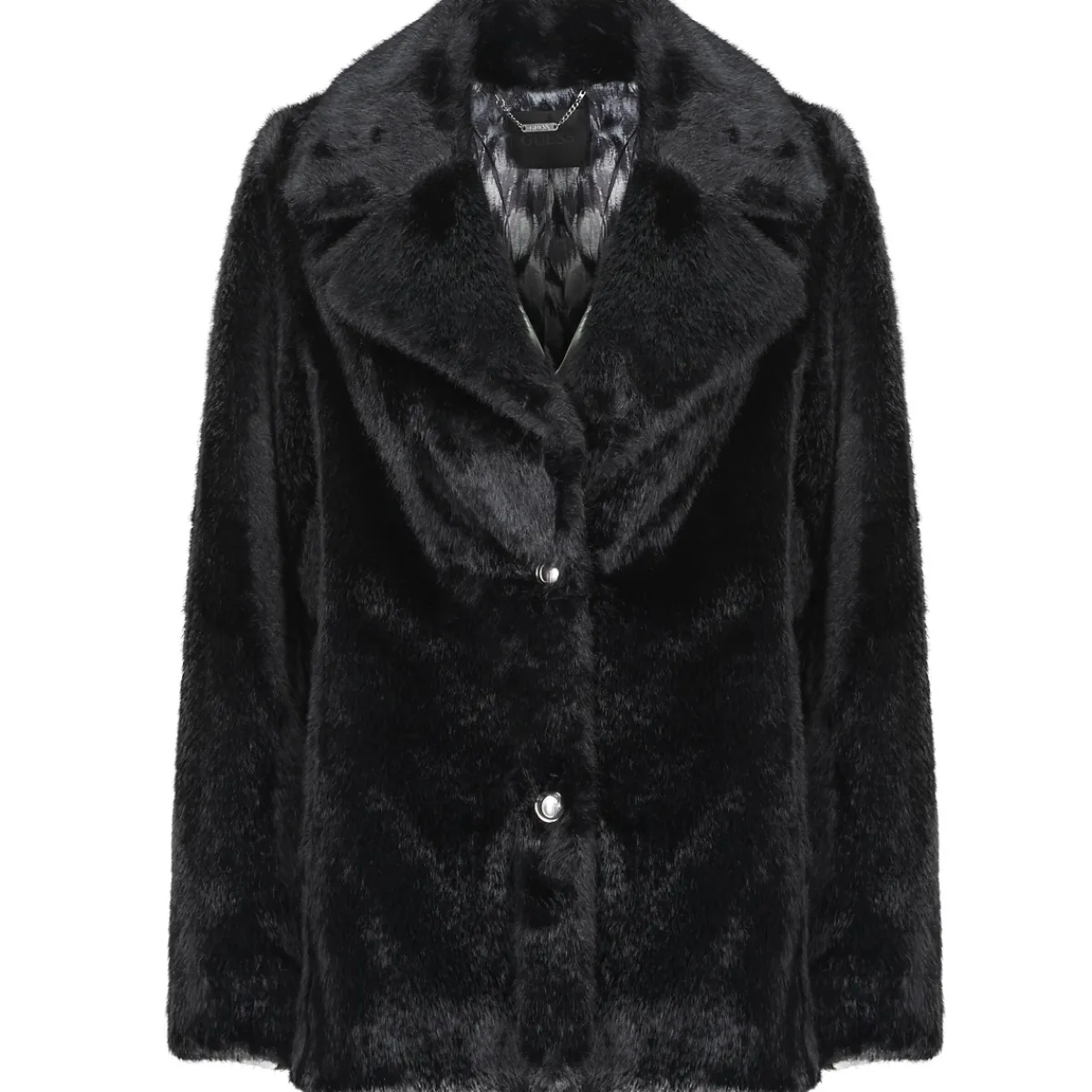Manteaux^Guess - FILOMENA FAUX FUR JKT Noir