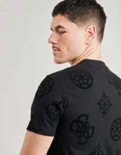 T-shirts & Polos^Guess - PEONY PRINT Noir