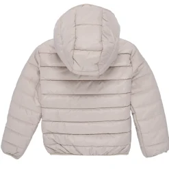 Manteaux^Guess - HOODED LS PADDED PUFFER W ZIP Beige