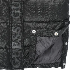 Manteaux^Guess - HOODED PADDED LS JACKET W/ZIP Noir