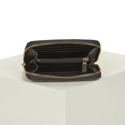 Portefeuilles / Porte-monnaie^Guess - LAUREL SLG MEDIUM ZIP AROUND Noir