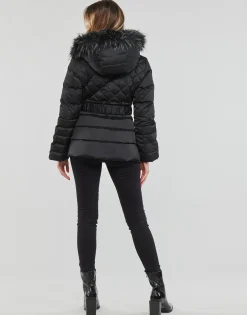 Manteaux^Guess - LAURIE DOWN JACKET Noir