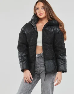 Manteaux^Guess - LEA JACKET Noir