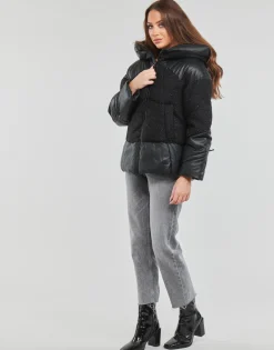 Manteaux^Guess - LEA JACKET Noir
