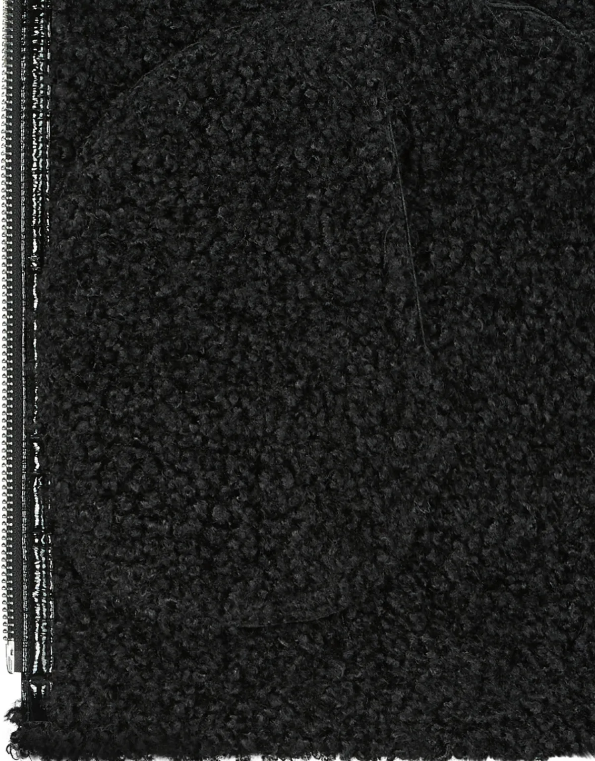 Vestes^Guess - LS ANDREA FAUX SHEARLING JKT Noir