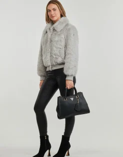 Vestes^Guess - LS SOAVE BOMBER JACKET Gris