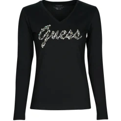 T-shirts & Polos^Guess - LS VN BONITA TEE Noir