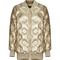Vestes^Guess - MARIANNE PEONY LONG BOMBER Doré