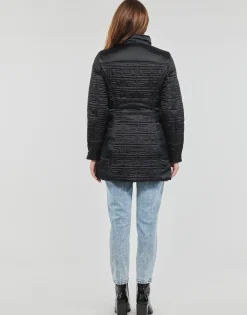 Manteaux^Guess - MARINE LONG JACKET Noir
