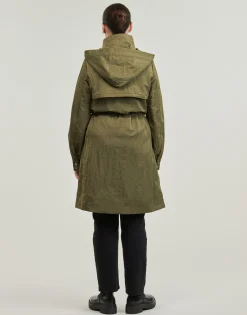 Manteaux^Guess - NATASHA PARKA DETACHABLE Kaki