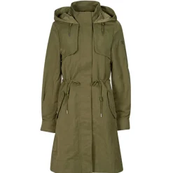 Manteaux^Guess - NATASHA PARKA DETACHABLE Kaki