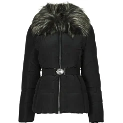 Manteaux^Guess - NEW MARISOL SHORT BELTED JACKE Noir