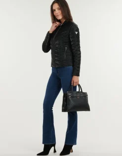 Manteaux^Guess - NEW VONA JACKET Noir