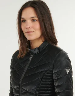 Manteaux^Guess - NEW VONA JACKET Noir