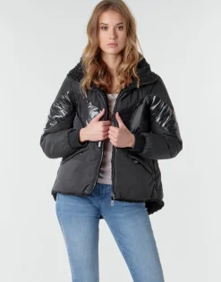 Manteaux^Guess - ORIETTA REVERSIBLE Noir