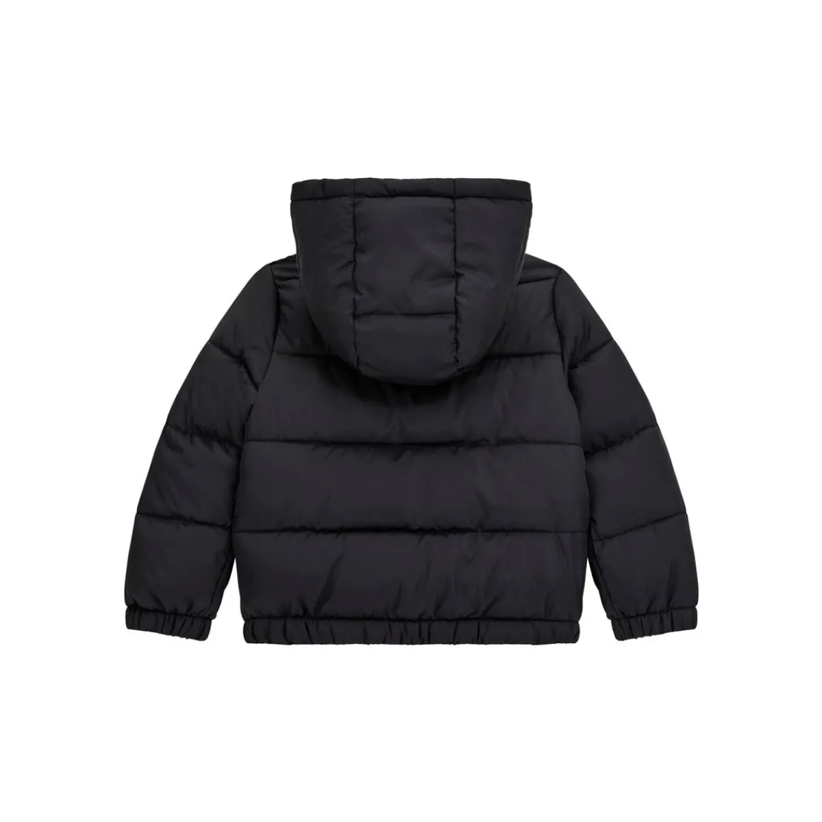 Manteaux^Guess - PADDED HOODED LS JACKET W ZIP Noir