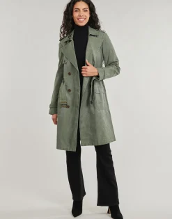 Manteaux^Guess - PRISCA TRENCH Kaki