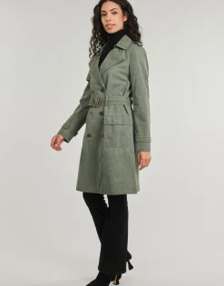 Manteaux^Guess - PRISCA TRENCH Kaki
