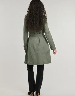 Manteaux^Guess - PRISCA TRENCH Kaki