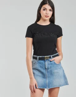 T-shirts & Polos^Guess - SS CN ASTRELLE TEE Noir