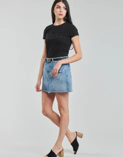 T-shirts & Polos^Guess - SS CN ASTRELLE TEE Noir