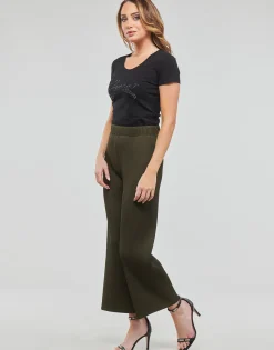 T-shirts & Polos^Guess - SS RN ADELINA TEE Noir