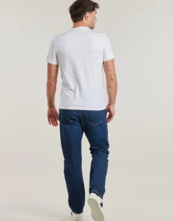 T-shirts & Polos^Guess - TRIANGLE TEE Blanc