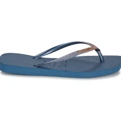 Tongs^Havaianas - SLIM SQUARE GLITTER Marine