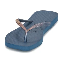 Tongs^Havaianas - SLIM SQUARE GLITTER Marine