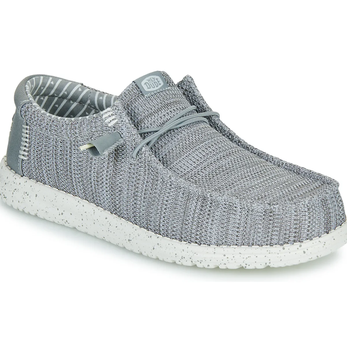Slip Ons^HEYDUDE - Wally Stretch Sox Gris