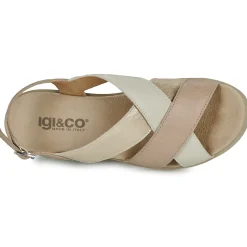 Sandales Et Nu-pieds^IgI&CO - 5676244 Beige