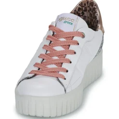 Baskets Mode^IgI&CO - D.ARES GREEN Blanc