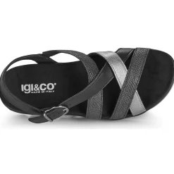 Sandales Et Nu-pieds^IgI&CO - D.DELIA Noir