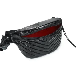 Pochettes / Sacoches^Ikks - 1440 POCKET BELT VARNISH Noir