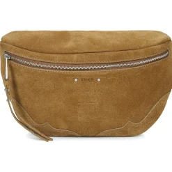 Besaces / Sacs Bandoulière^Ikks - 1440 POCKET BELT WESTERN SUEDE Camel