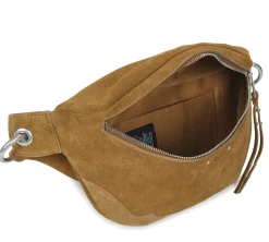 Besaces / Sacs Bandoulière^Ikks - 1440 POCKET BELT WESTERN SUEDE Camel