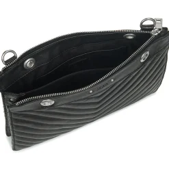 Besaces / Sacs Bandoulière^Ikks - 1440 REPORTER ROCK STUDS Noir